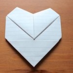 Simple paper envelopes for Valentine’s Day greetings