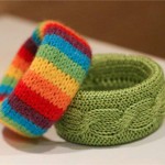 How to make knitted bracelet with your own hands