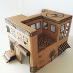 Instruction from Mom: how to make a simple toy house from a cardboard box