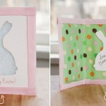 How to make Easter greetings cards with rabbit