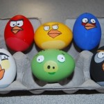 Coloring Easter eggs ideas: favorite game characters