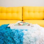 How to DIY handmade rug of pompoms