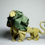 Original Art: Incredible dynamic origami figures