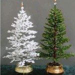 Artificial christmas tree from beads