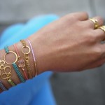 Homemade bracelet ring and thread