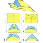 Models of paper airplanes. Selection