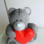 Handmade holder for a photo Â«Me to youÂ». Pretty good idea for Valentines Day