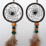 How to make dreamcatcher earrings