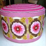 How to make simple padded stool. DIY furniture