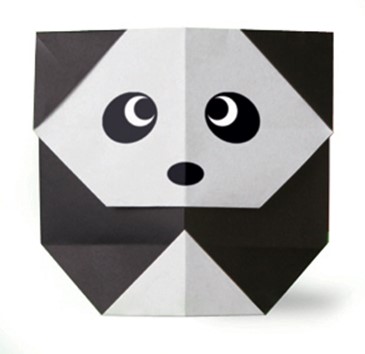 Simple origami for kids and their parents. Selection of funny and
