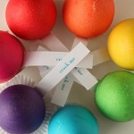 Painted easter eggs with surprise