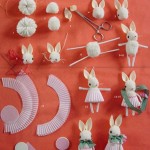How to make Easter Bunny of pompoms
