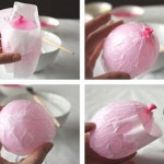 How to make colorful eggs papier-mache to make Easter break a bit more special