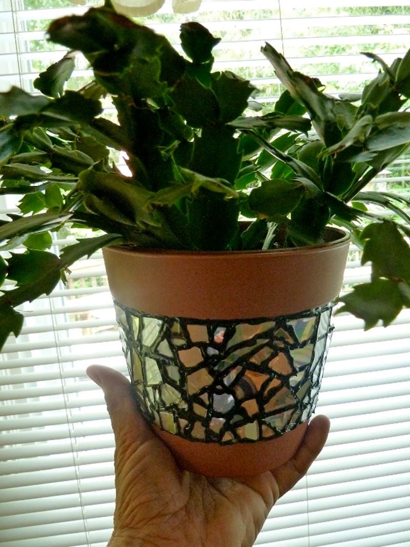 How To Diy Mosaic For Flower Pot Diy Is Fun
