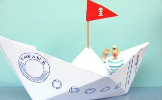 Recycled crafts for kids: How to make paper boat